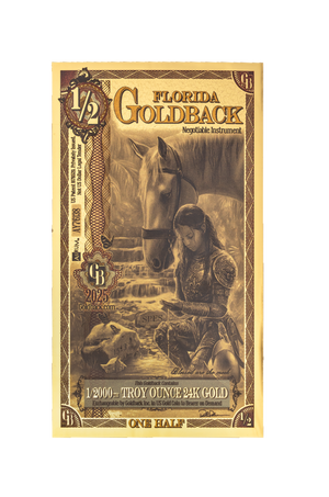 ½ Goldback de Florida