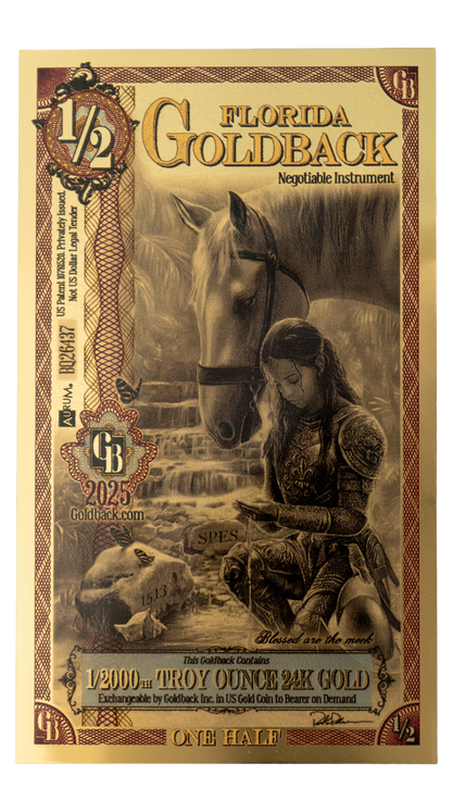 ½ Florida Goldback