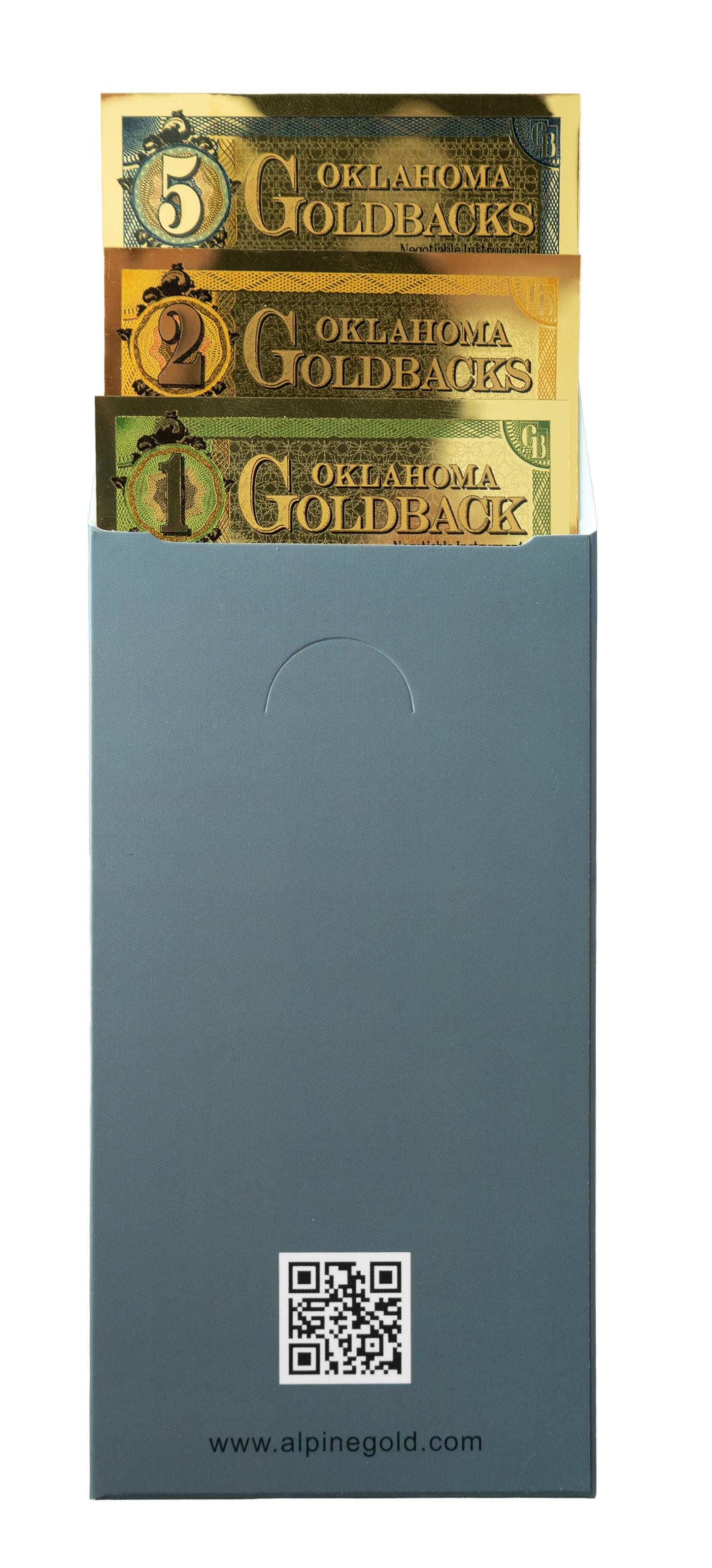 AGE Embossed Gift Sleeve -Gray