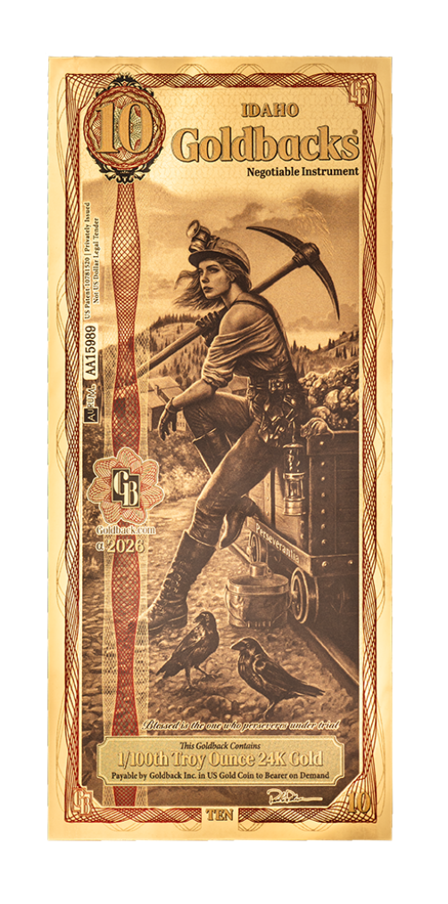 10 Idaho Goldback Pre-Order