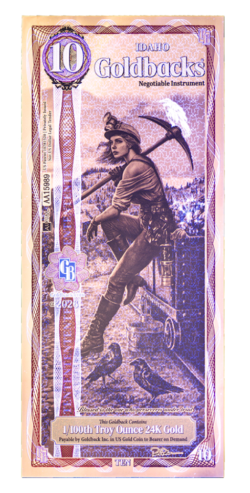 10 Idaho Goldback Alpha