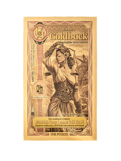 1/4 Idaho Goldback