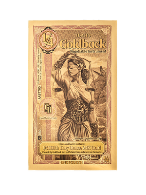 1/4 Idaho Goldback
