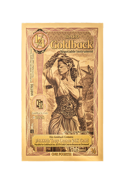1/4 Idaho Goldback Alpha