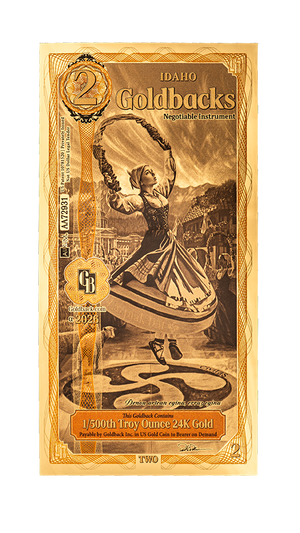 2 Idaho Goldback Pre-Order