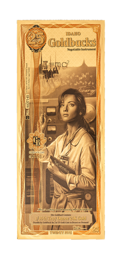 25 Idaho Goldback Alpha