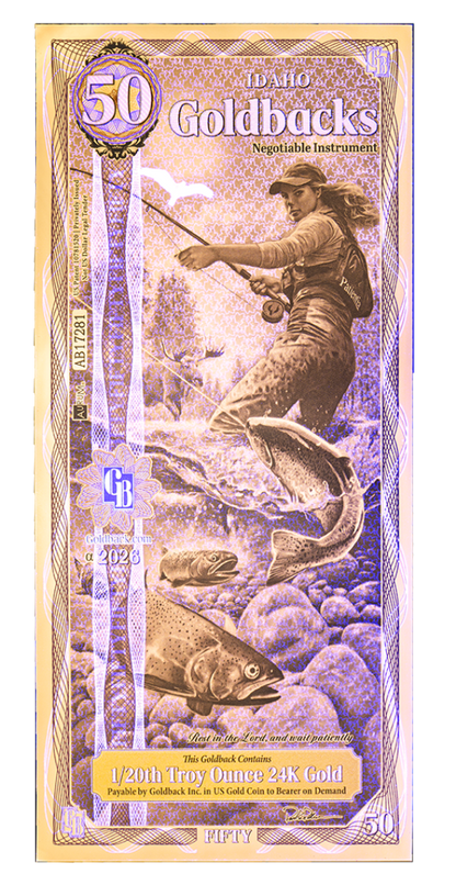 50 Idaho Goldback Alpha