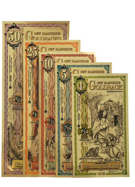 New Hampshire Goldback Bundle