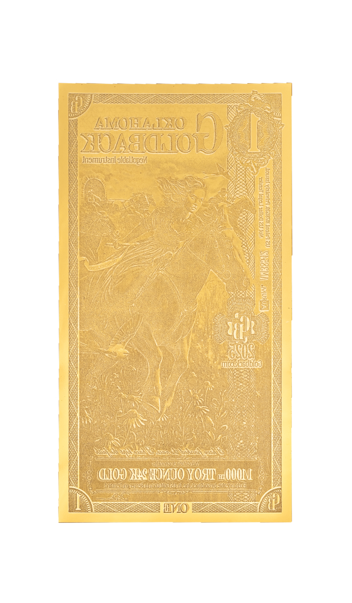 1 Goldback de Oklahoma