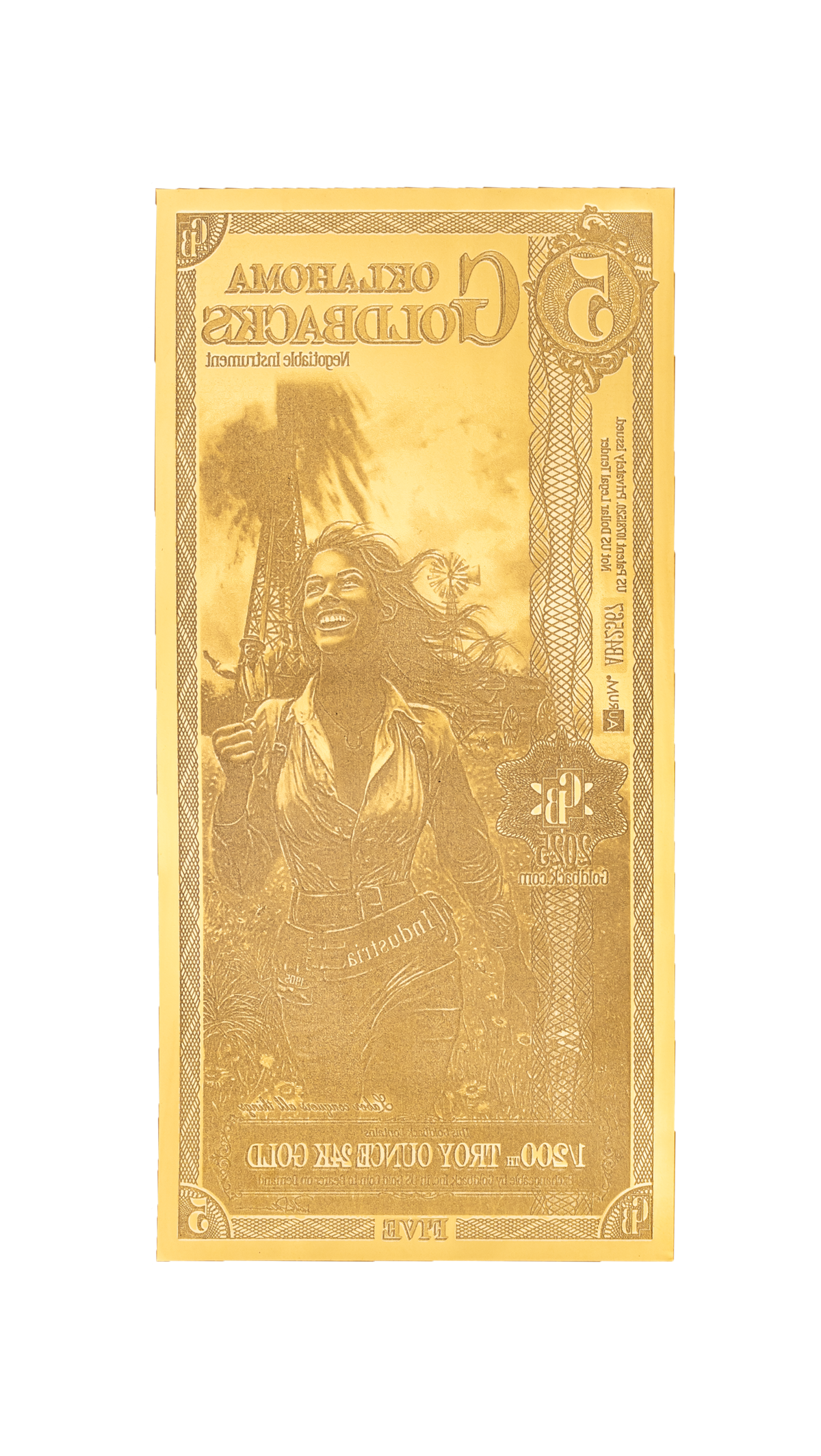 5 Goldback de Oklahoma