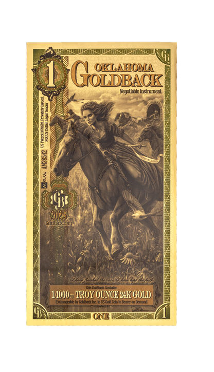 1 Goldback de Oklahoma