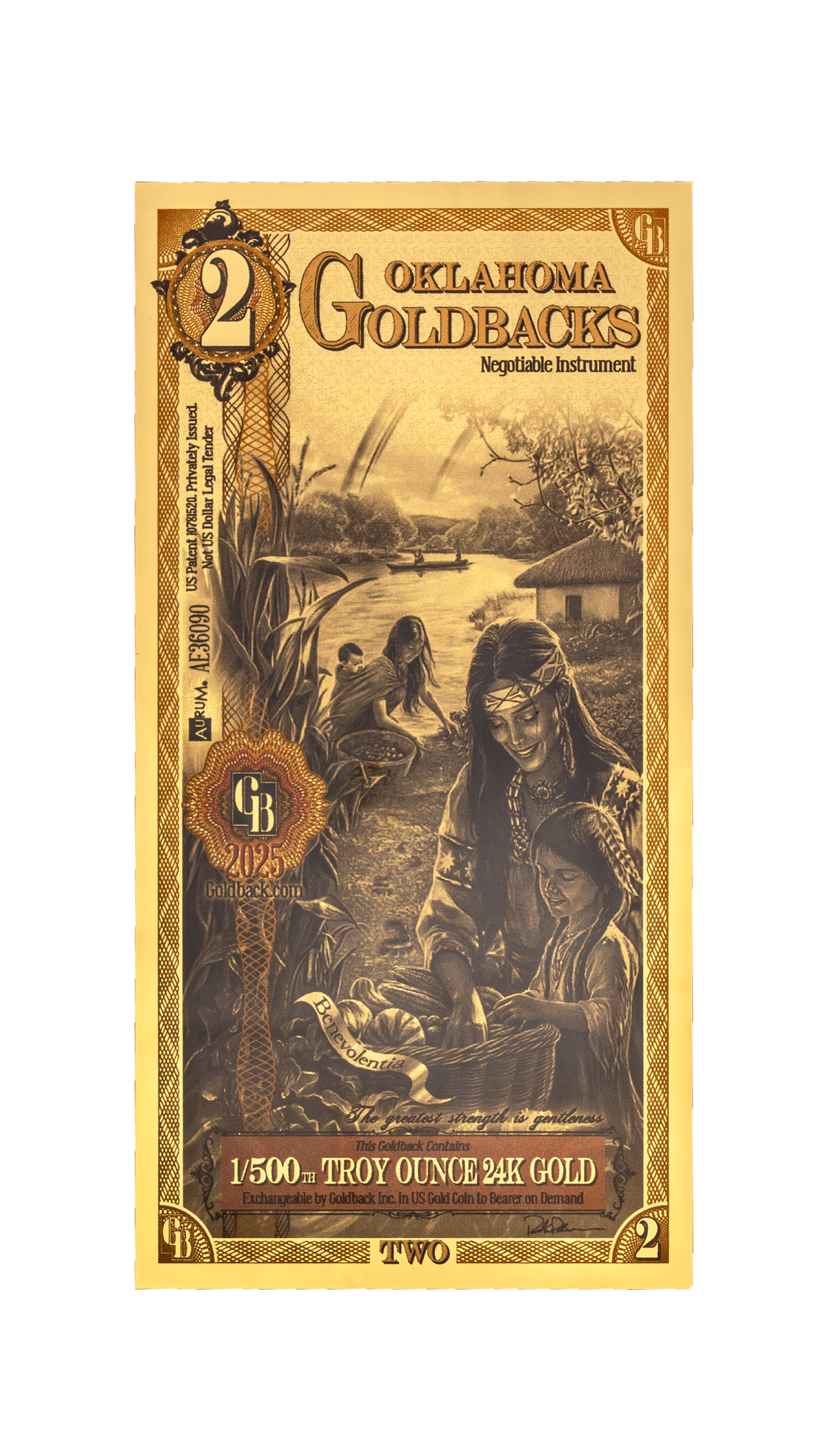 2 Goldback de Oklahoma