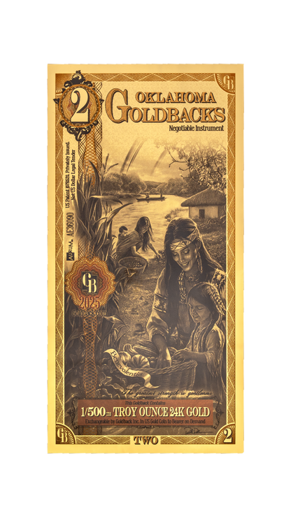 2 Goldback de Oklahoma