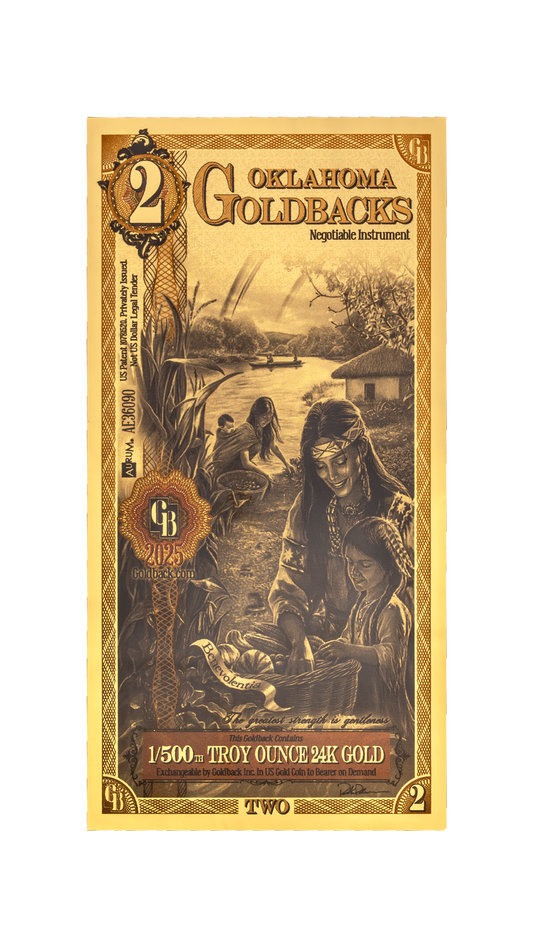 2 Goldback de Oklahoma