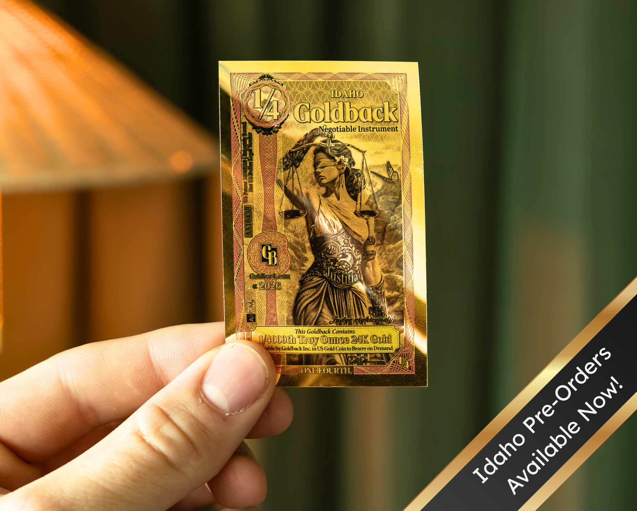 Buy $500 Goldbacks, Receive 5% Back!