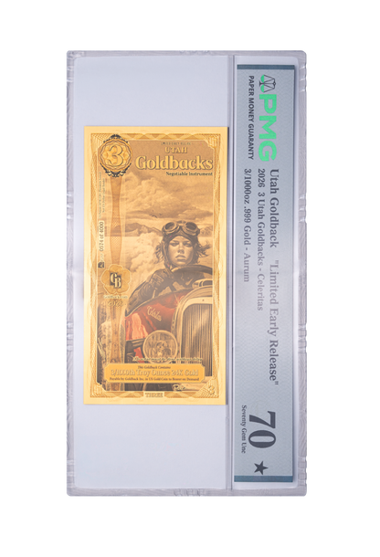 Utah 3 Limited Early Release Graded-3 Goldback