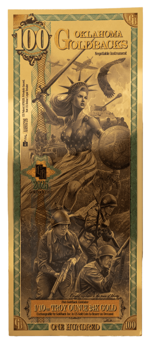 100 Oklahoma Goldback