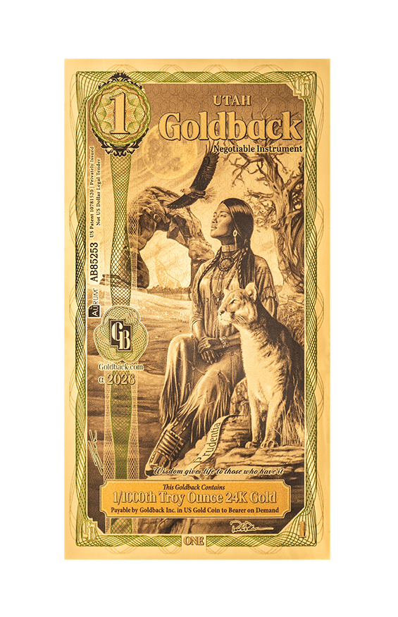 1 Utah Goldback Alpha 2026 (Pre-Order)