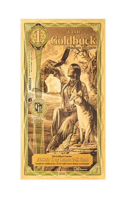 1 Utah Goldback Alpha 2026 (Pre-Order)