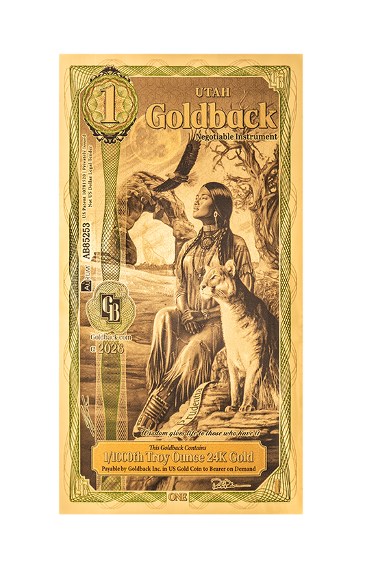1 Utah Goldback Alpha 2026 (Pre-Order)