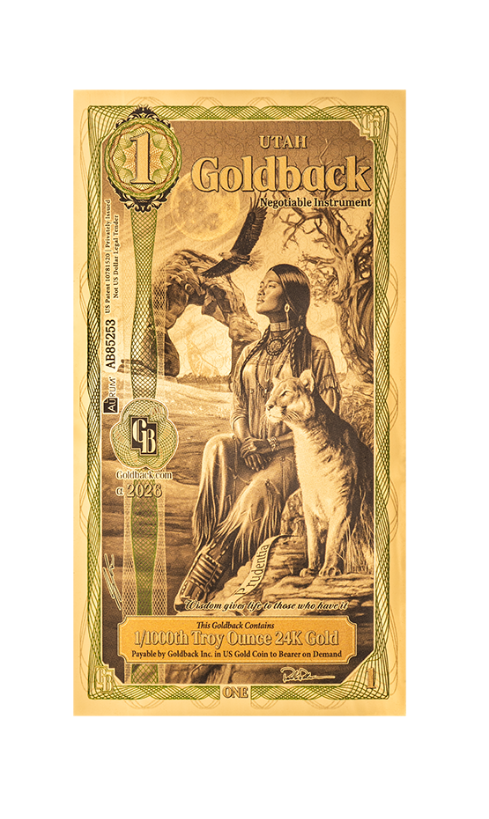 1 Utah Goldback Alpha 2026 (Pre-Order)
