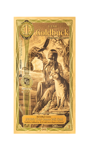 1 Goldback de Utah Alfa 2026 (Preventa)