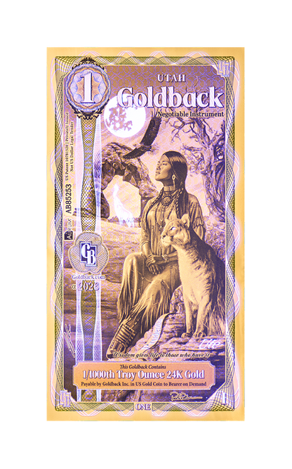 1 Utah Goldback Alpha 2026 (Pre-Order)