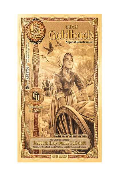 1/2 Utah Goldback Alpha 2026 (Pre-Order)