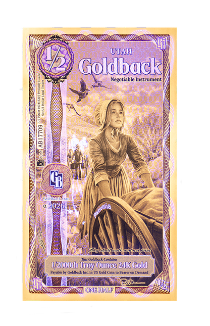 1/2 Utah Goldback Alpha 2026 (Pre-Order)