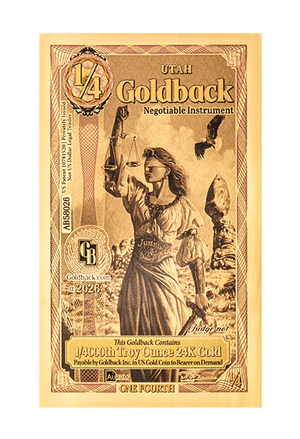 1/4 Utah Goldback Alpha 2026 (Pre-Order)