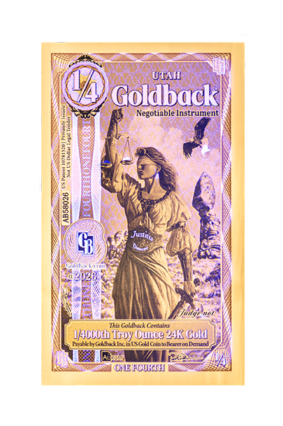 1/4 Utah Goldback Alpha 2026 (Pre-Order)