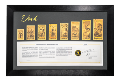 Utah 2026 Commemorative Goldback Frame