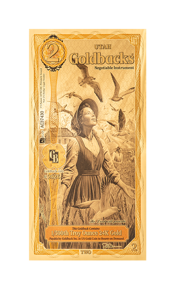 2 Utah Goldback Alpha 2026 (Pre-Order)