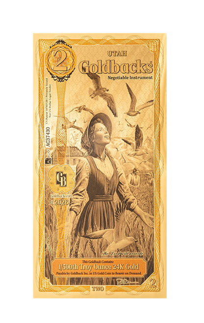 2 Utah Goldback Alpha 2026 (Pre-Order)