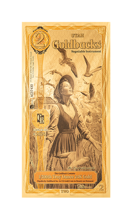 2 Utah Goldback Alpha 2026 (Pre-Order)