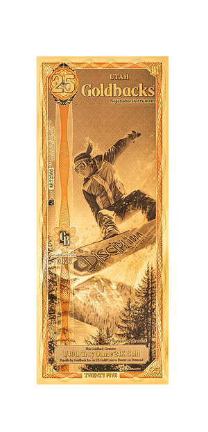25 Utah Goldback Alpha 2026 (Pre-Order)