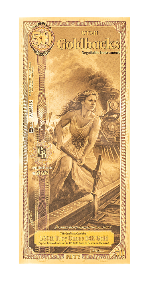 50 Utah Goldback Alpha 2026 (Pre-Order)