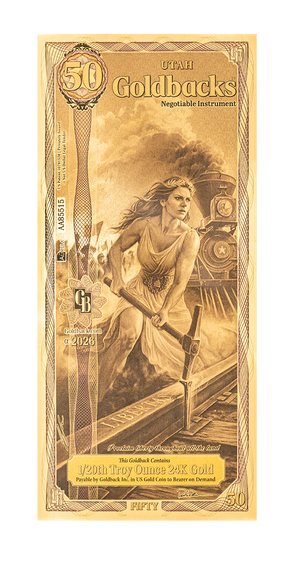 50 Utah Goldback Alpha 2026 (Pre-Order)