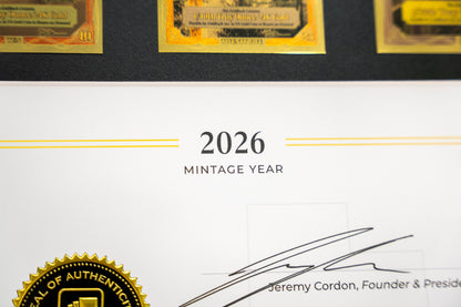 Utah 2026 Commemorative Goldback Frame