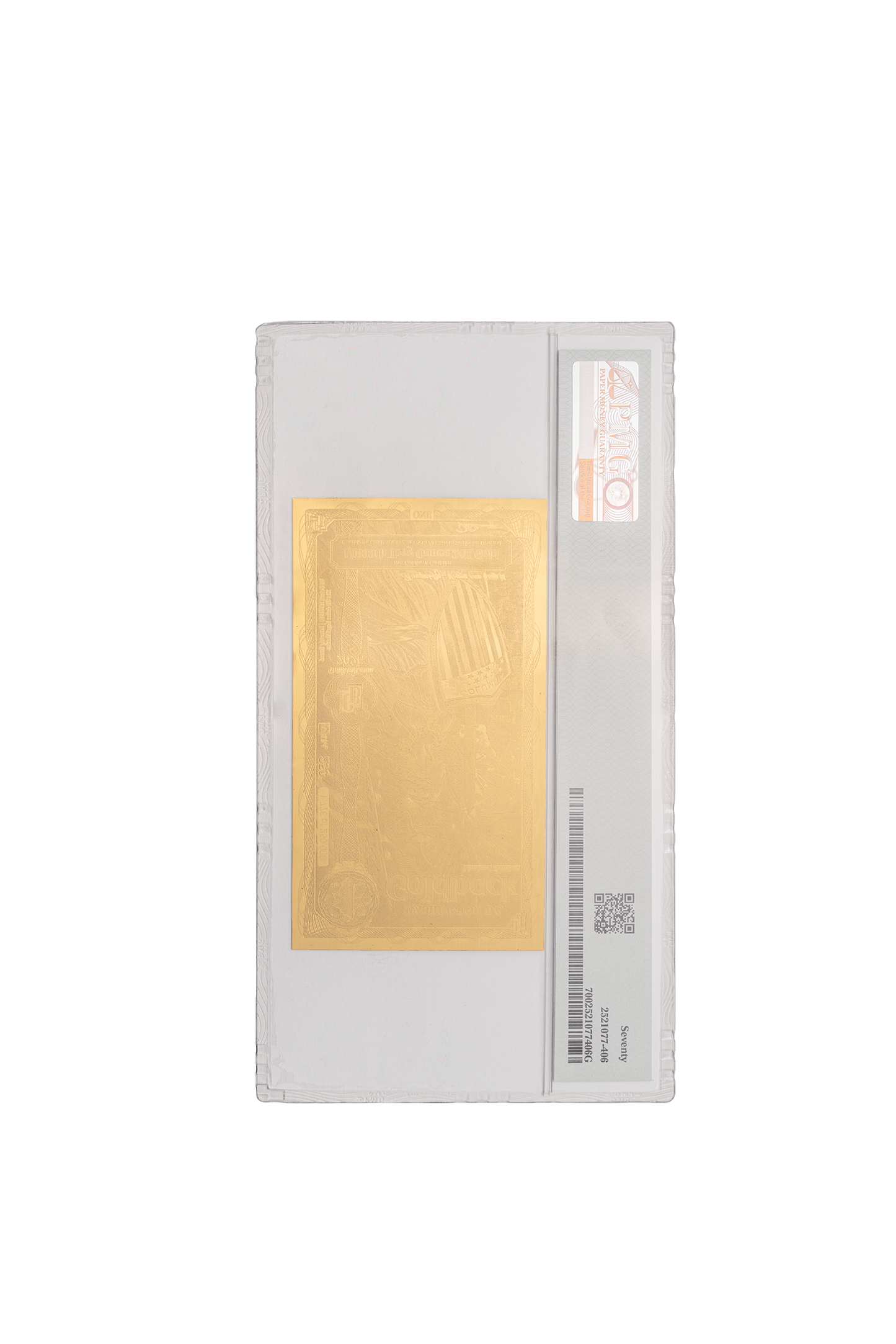 Washington D.C. Goldback -Colorized Graded PMG 70