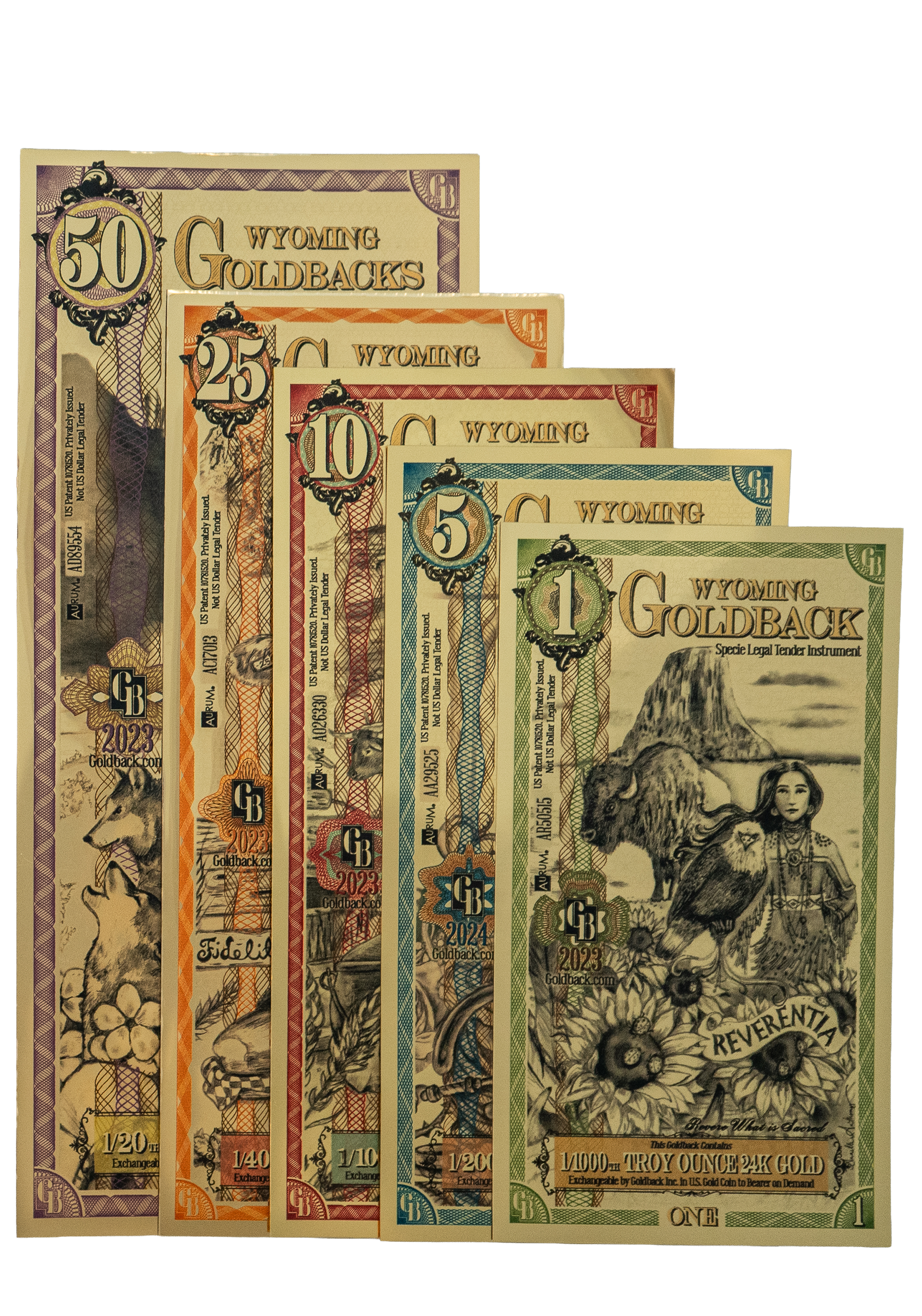 Wyoming Goldback Bundle