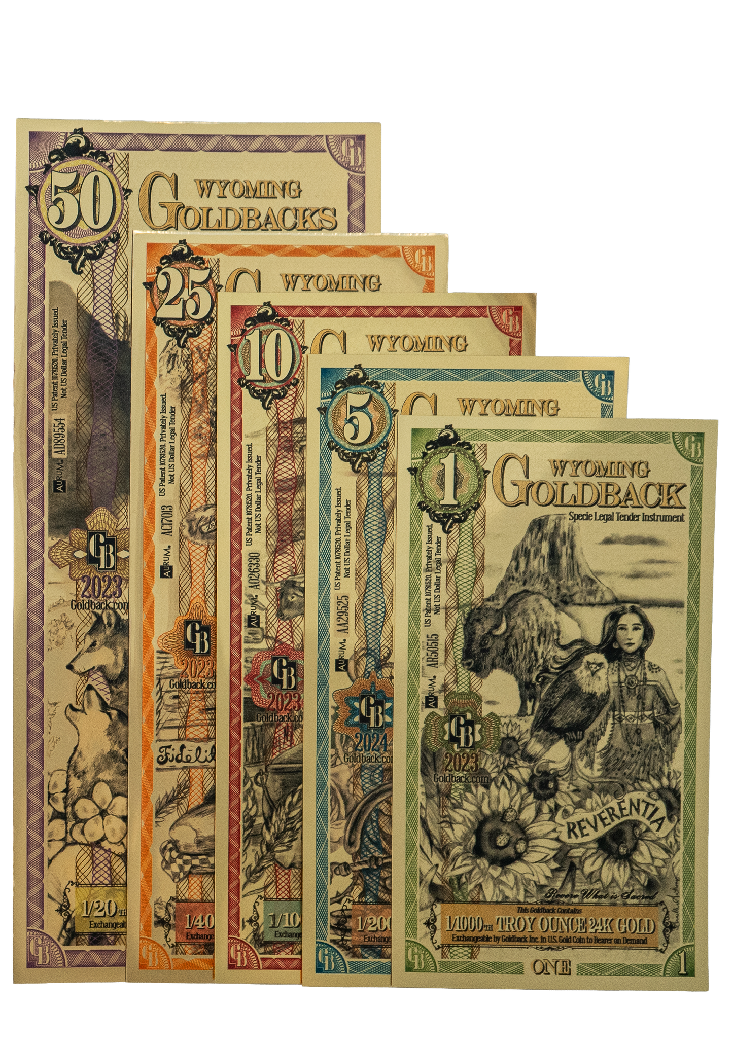 Wyoming Goldback Bundle