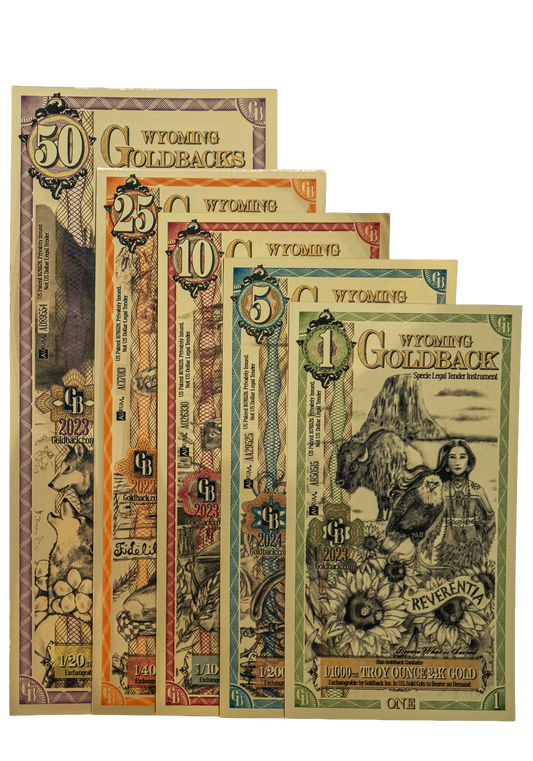 Wyoming Goldback Bundle