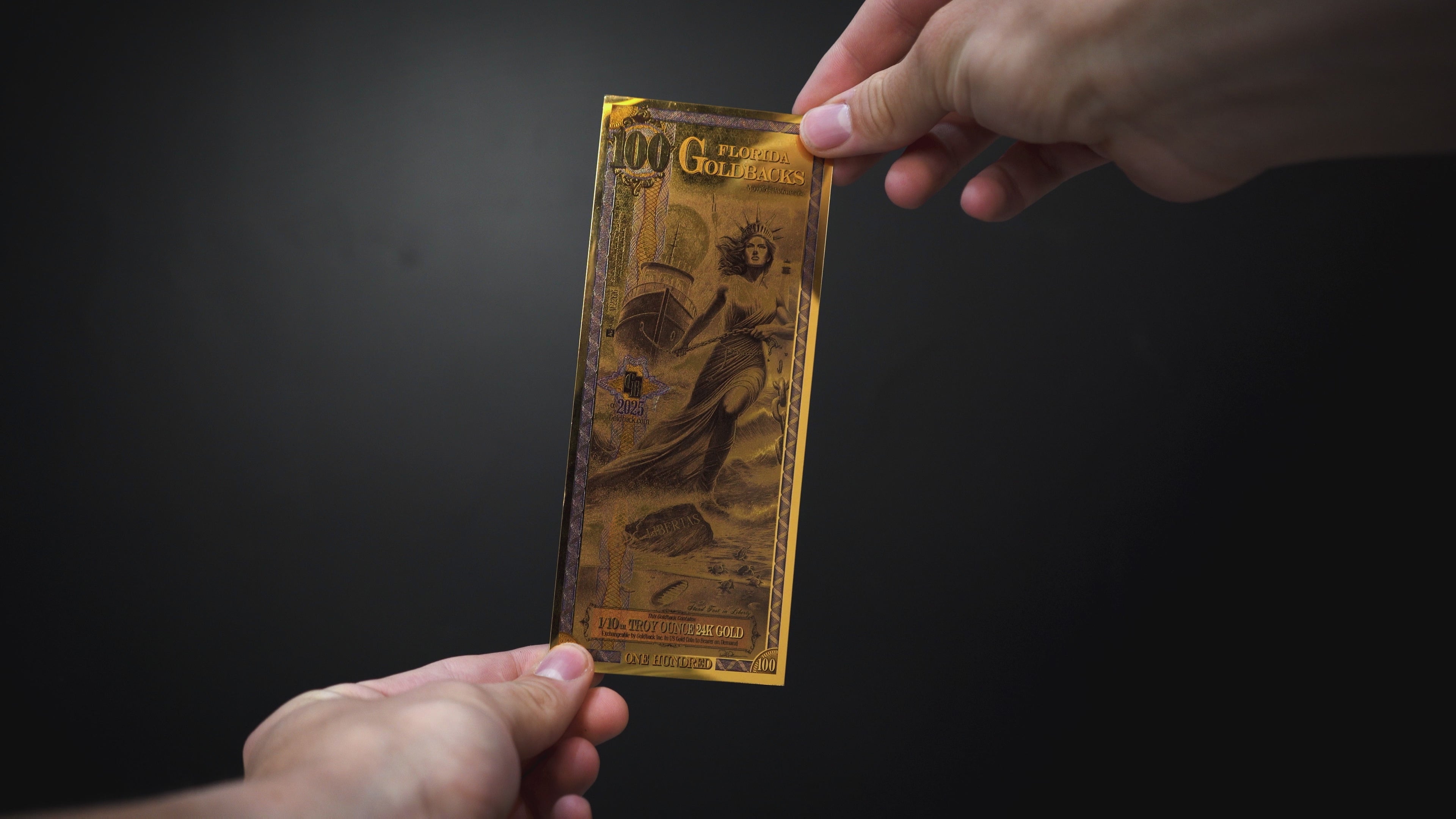 100 Florida Goldback